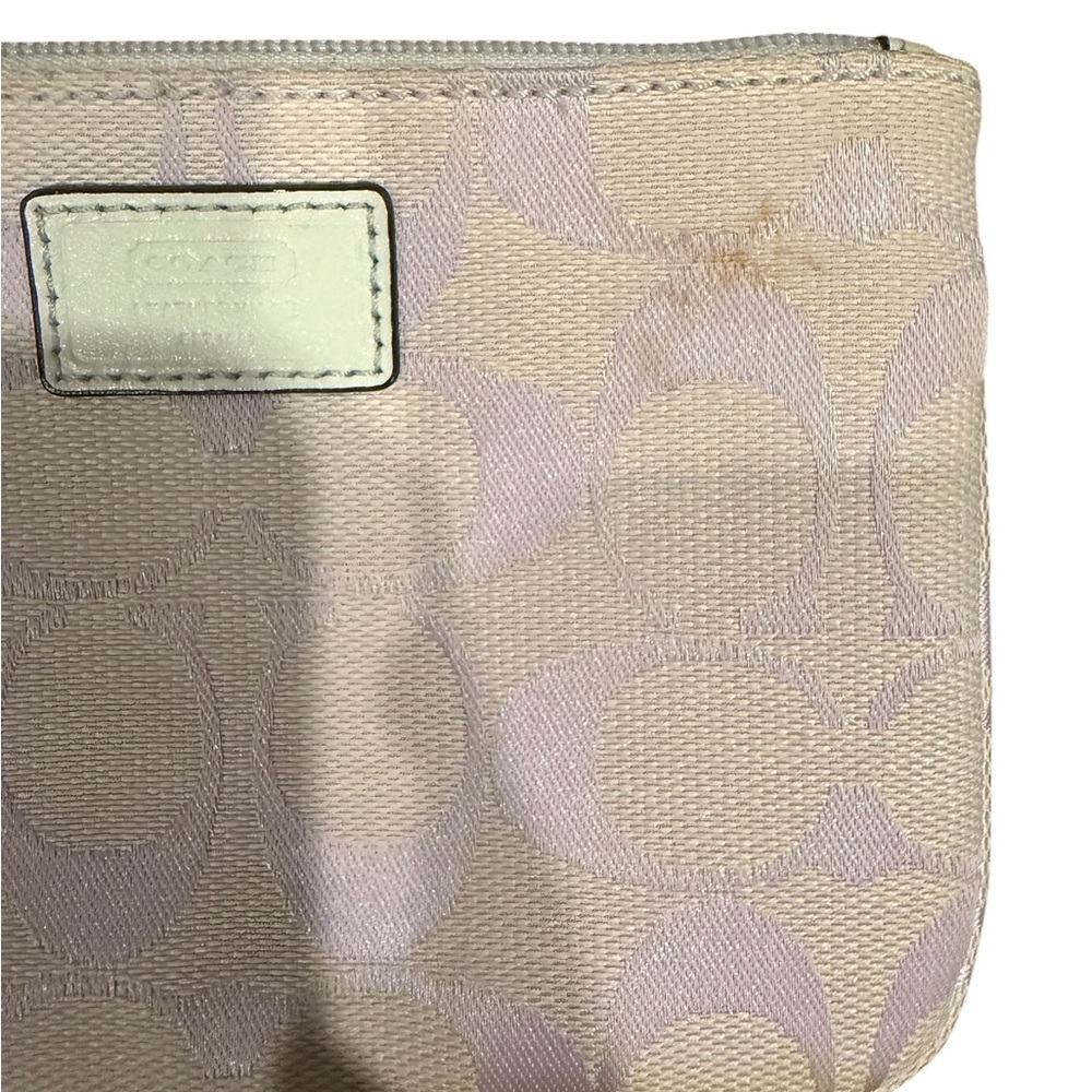 COACH Light Pink Wristlet with Strap - Picture 2 of 5